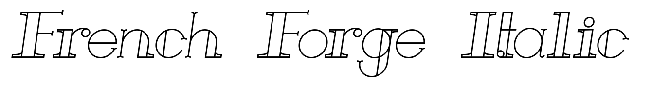 French Forge Italic
